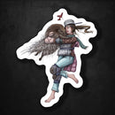 How to Hug a Porcupine - Premium Sticker - Dan Pearce Sticker Shop