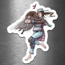 How to Hug a Porcupine - Vinyl Sticker - Dan Pearce Sticker Shop