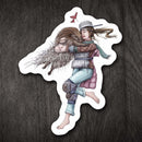 How to Hug a Porcupine - Vinyl Sticker - Dan Pearce Sticker Shop