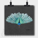 Peacock Robot Fine Art Print - Dan Pearce Sticker Shop