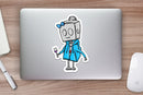 (PRE-ORDER) Hoodie and Wine Robot - Premium Sticker - Dan Pearce Sticker Shop