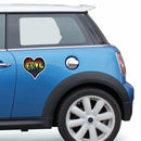 (PRE-ORDER) LOVE! Sticker (Rainbow Wall & Laptop Sizes) - Dan Pearce Sticker Shop