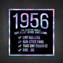 1956! Hologram Birth Year Sticker - Dan Pearce Sticker Shop