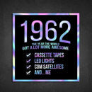 1962! Hologram Birth Year Sticker - Dan Pearce Sticker Shop