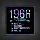 1966! Hologram Birth Year Sticker - Dan Pearce Sticker Shop