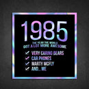 1985! Hologram Birth Year Sticker - Dan Pearce Sticker Shop