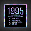 1995! Hologram Birth Year Sticker - Dan Pearce Sticker Shop