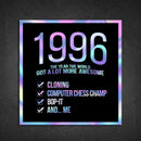 1996! Hologram Birth Year Sticker - Dan Pearce Sticker Shop