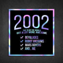 2002! Hologram Birth Year Sticker - Dan Pearce Sticker Shop