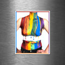 Body Painting PRIDE LGBT Premium Sticker