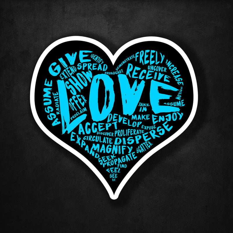 LOVE Sticker! (Blue Version)