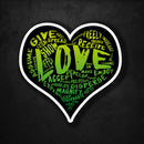 LOVE Sticker! (Green Version)