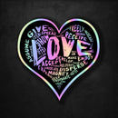 Official LOVE - (Hologram) Premium Sticker