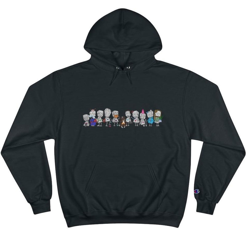 All the Adorable Robots - PREMIUM Champion® Hoodie - Dan Pearce Sticker Shop