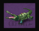 Alligator/Crocodile Robot Fine Art Print Created - Dan Pearce Sticker Shop