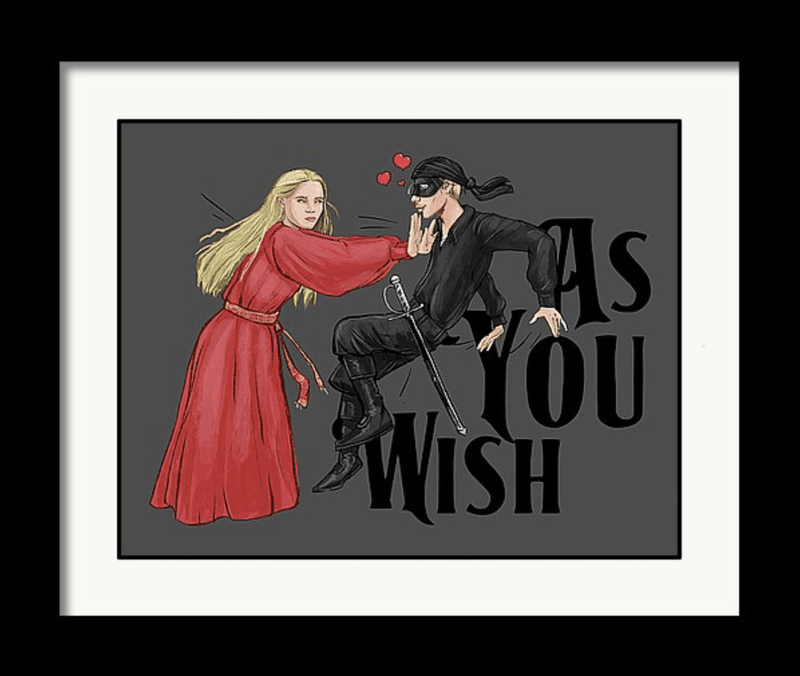"As You Wish" True Love Art Print - Dan Pearce Sticker Shop