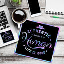 Authentic Human - Premium Hologram Sticker - Dan Pearce Sticker Shop