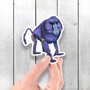 Baboon Robot - Vinyl Sticker - Dan Pearce Sticker Shop