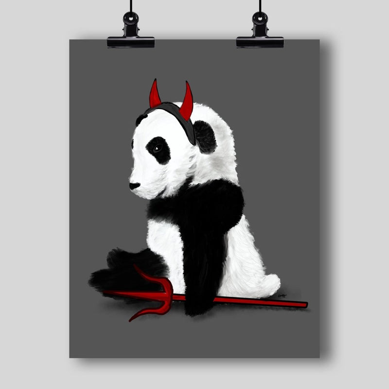 "Bad Side Panda" Art Print - Dan Pearce Sticker Shop