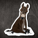 Badass on a Playing Card - Vinyl Sticker - Dan Pearce Sticker Shop