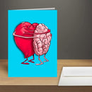 Balance Between the Heart & Mind Premium Greeting Card(s) - Dan Pearce Sticker Shop
