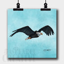 Bald Eagle Robot Fine Art Print Created - Dan Pearce Sticker Shop