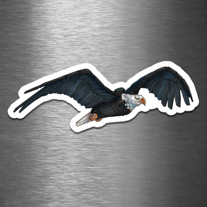 Bald Eagle Robot - Vinyl Sticker - Dan Pearce Sticker Shop