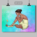 Ballerina "Nobody to Dance For" Hopeful Hopelessness - Remembering 2020 Art Print - Dan Pearce Sticker Shop