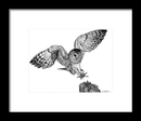 "Barn Owl" Fine Art Print - Dan Pearce Sticker Shop