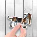 Basset Hound Robot - Vinyl Sticker - Dan Pearce Sticker Shop