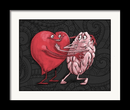 "Battle Between the Heart and Mind" Art Print - Dan Pearce Sticker Shop