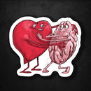 Battle Between the Heart and Mind - Premium Sticker - Dan Pearce Sticker Shop