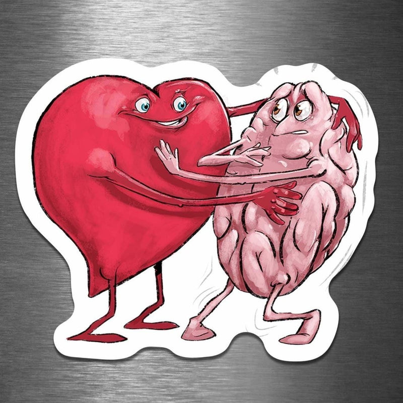 Battle Between the Heart and Mind - Vinyl Sticker - Dan Pearce Sticker Shop