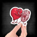 Battle Between the Heart and Mind - Vinyl Sticker - Dan Pearce Sticker Shop
