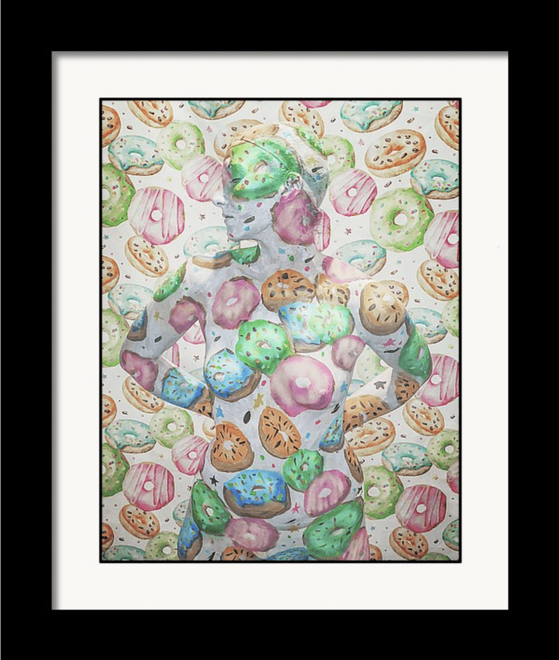 Beautiful Body Art Print (Donuts Full Camouflage) - Dan Pearce Sticker Shop