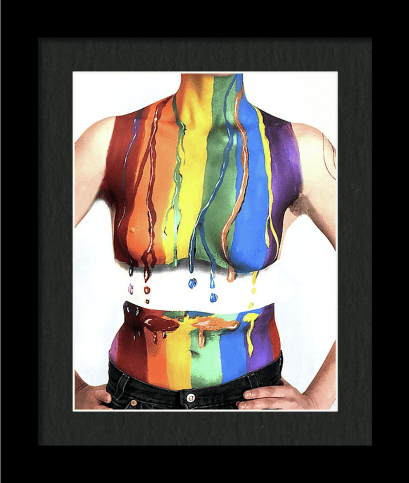 Beautiful Body Art Print (LGBT Pride Abstract) - Dan Pearce Sticker Shop
