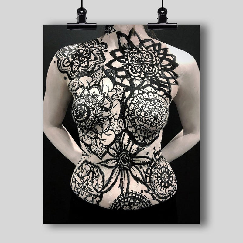 Beautiful Body Art Print (Mandalas, Mandalas, Mandalas!) - Dan Pearce Sticker Shop