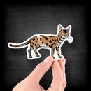 Bengal Cat Robot - Vinyl Sticker - Dan Pearce Sticker Shop