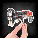 Bernese Mountain Dog (Drawing) - Vinyl Sticker - Dan Pearce Sticker Shop