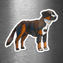 Bernese Mountain Dog Robot - Vinyl Sticker - Dan Pearce Sticker Shop