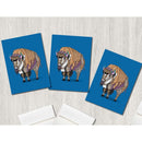 Bison/Buffalo Robot Premium Greeting Card(s) Featuring Art - Dan Pearce Sticker Shop