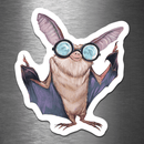 Blind as a Bat - Vinyl Sticker - Dan Pearce Sticker Shop