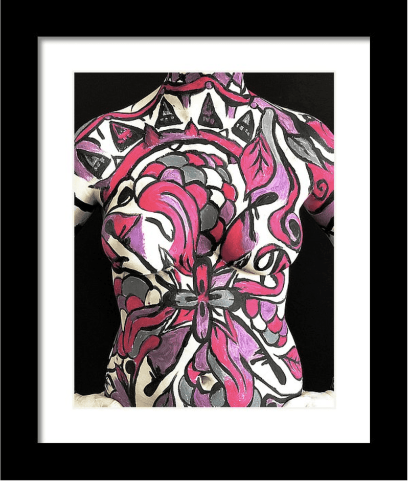 Body Art Print (Abstract Design