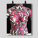 Body Art Print (Abstract Design