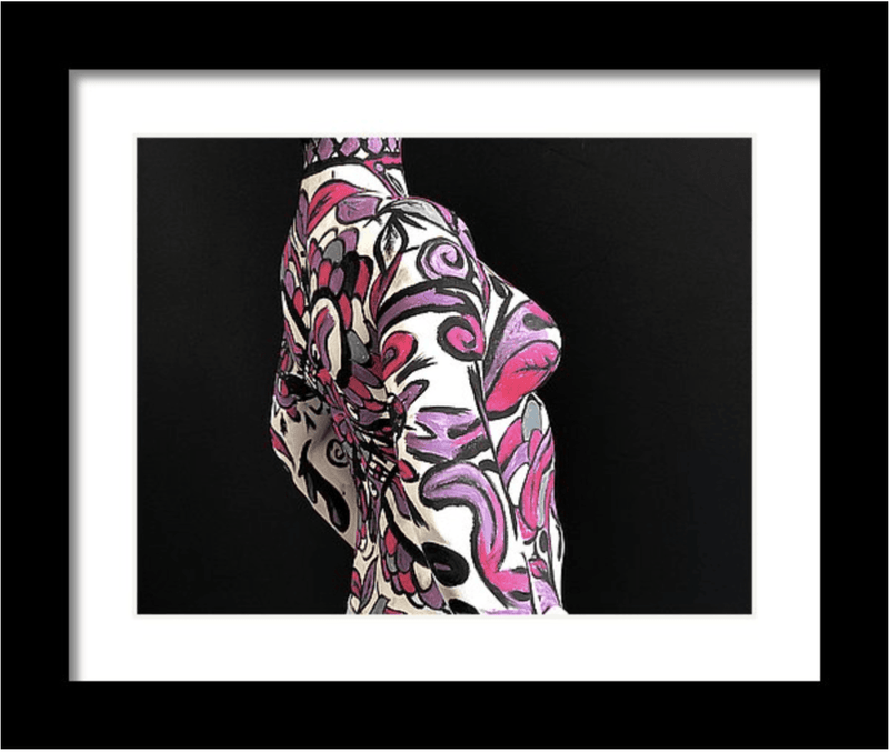 Body Art Print (Abstract Design