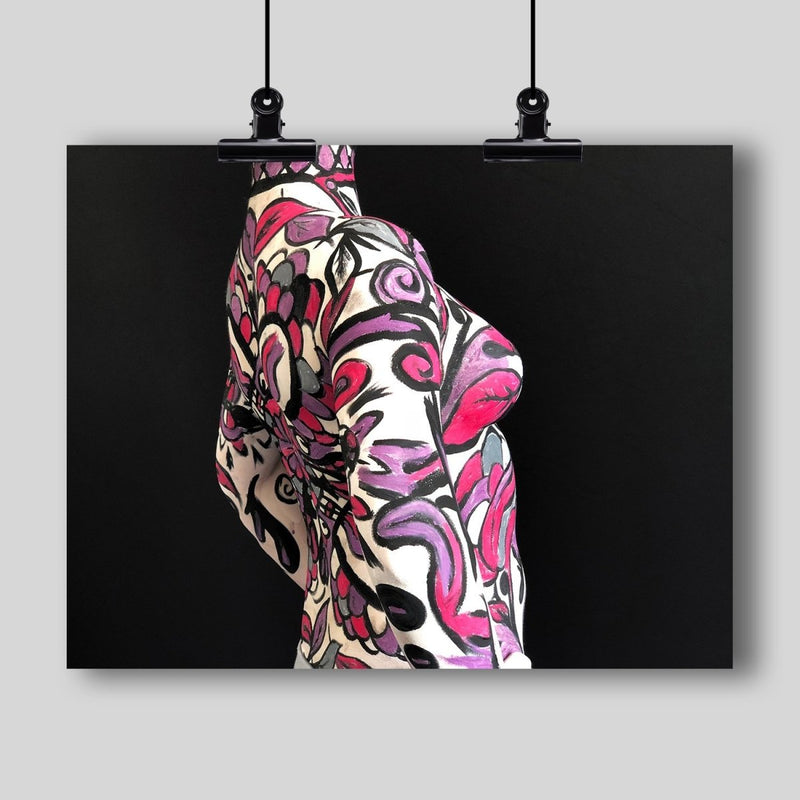 Body Art Print (Abstract Design