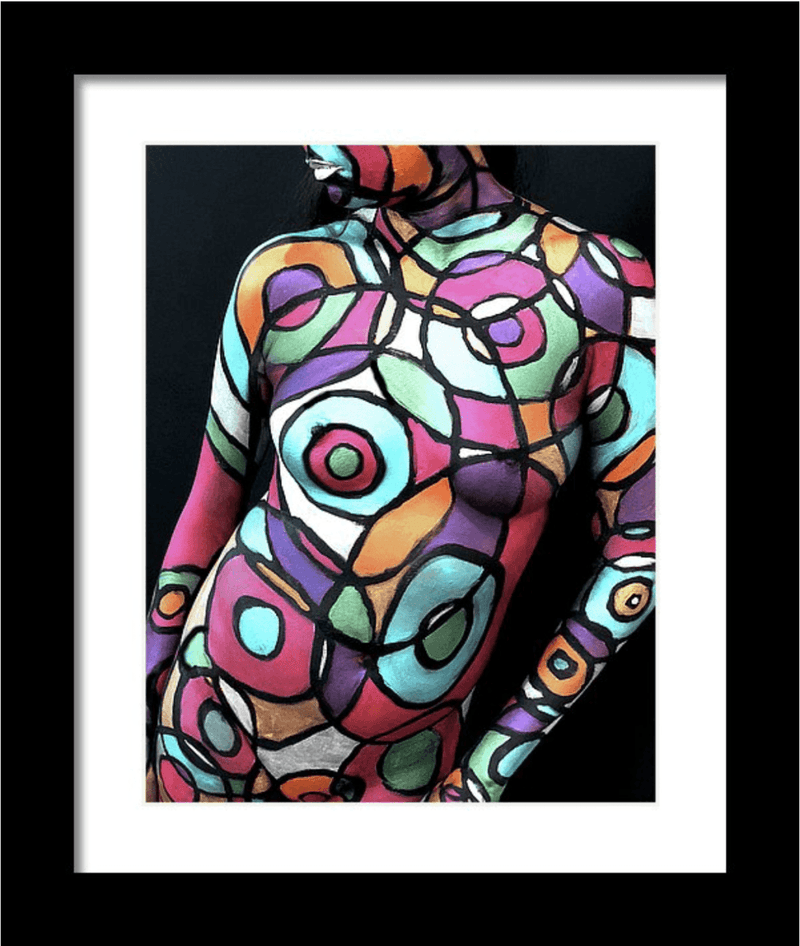 Body Art Print (Abstract Design