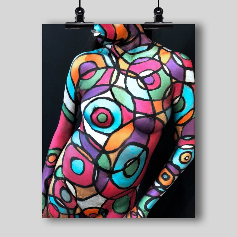 Body Art Print (Abstract Design