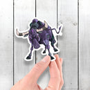 Bull Robot- Charging - Vinyl Sticker - Dan Pearce Sticker Shop
