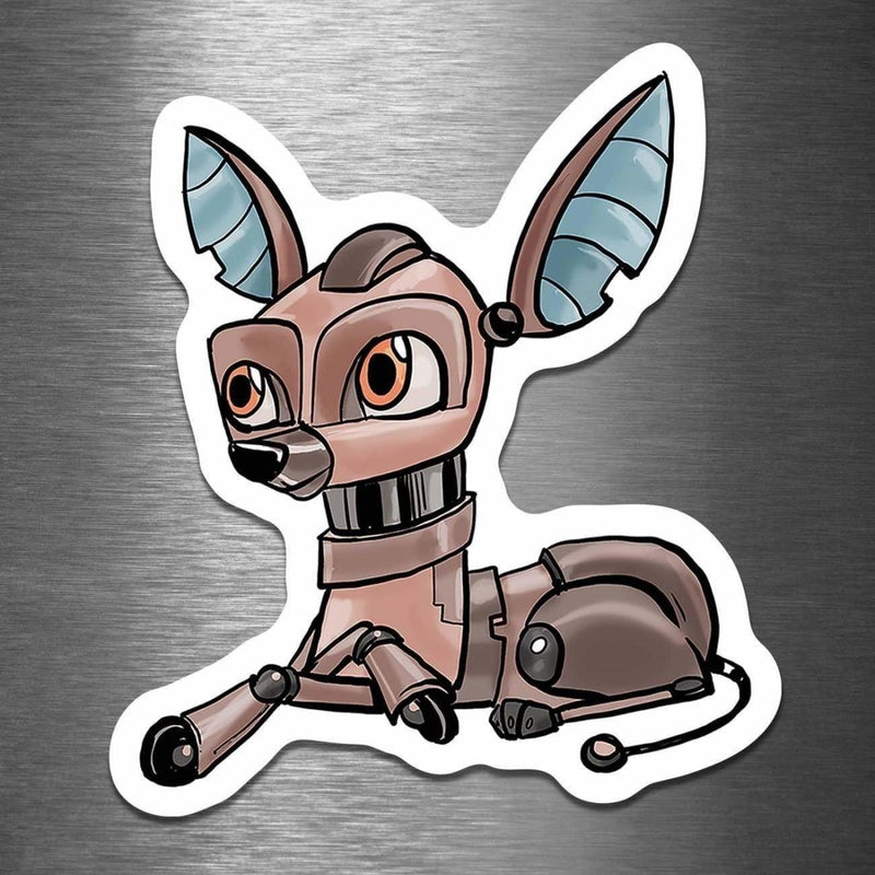 Chihuahua Dog Robot - Vinyl Sticker - Dan Pearce Sticker Shop